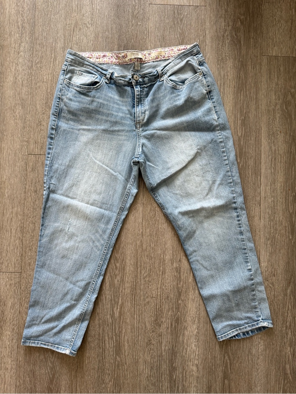 Light Blue Womens Boyfriend Jeans